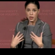 Soledad O'Brien speaking at Harvard University's Institute of Politics (screenshot from YouTube)